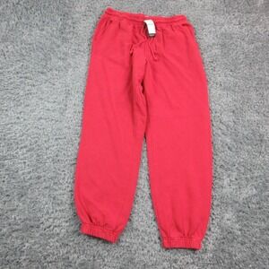Cotton On Sweatpants Mens Large Classic Washed Red Fleece Joggers 29x29* NWT